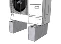 Betonovy podstavec pro tepelné čerpadlo PP550 - sada 2 kusů GPV-600-05 (3)