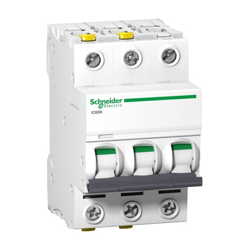 Schneider Electric Nadproudový jistič B 16A 3P 6kA iC60N-B16-3 Acti9 GPV-401-39