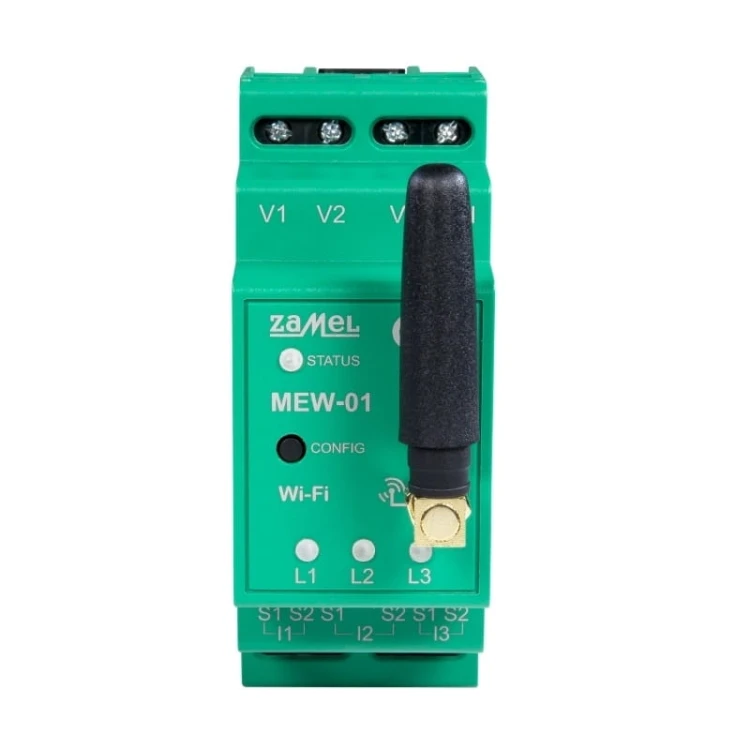 Zamel Monitor elektrické energie WI-FI 3F+N obousměrný čítač pro fotovoltaiku GPV-401-40 (4)