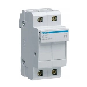 Hager Pojistková základna PV 2P 32A 10x38mm
