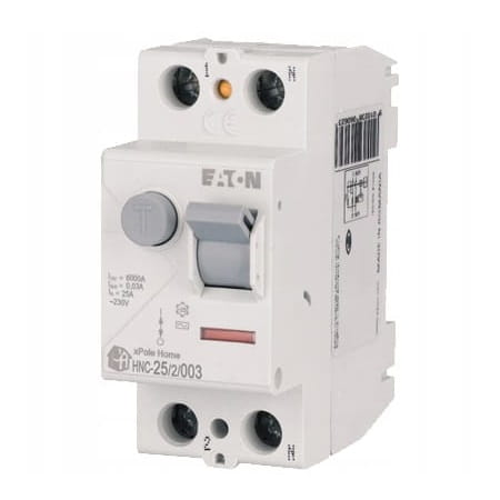 Eaton Zbytkový proudový jistič 2P 25A 6kA 30mA typ AC GPV-401-70