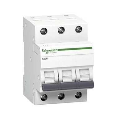 Schneider Electric Nadproudový jistič B 16A 3P 6kA K60N-B16-3 Acti9 GPV-401-74