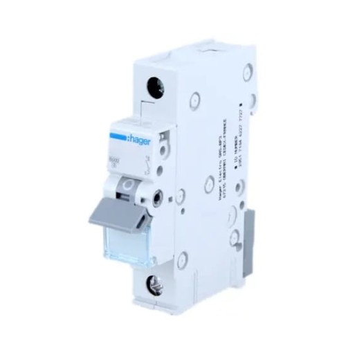 Hager Nadproudový jistič C 20A 1P 6kA GPV-401-86