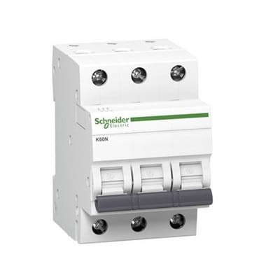 Schneider Electric Nadproudový jistič B 20A 3P 6kA K60N-B20-3 Acti9 GPV-401-87