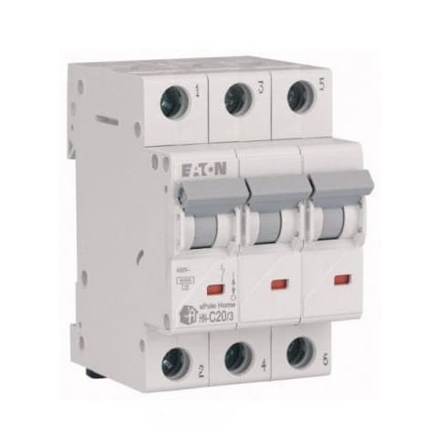 Eaton Nadproudový jistič C 20A 3P 6kA GPV-401-88