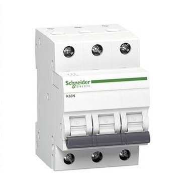 Schneider Electric Nadproudový jistič C 25A 3P 6kA K60N-C25-3 Acti9 GPV-401-92