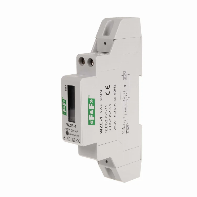 F&F Filipowski Měřič elektrické energie 1-fázový 45A GPV-401-110 (2)