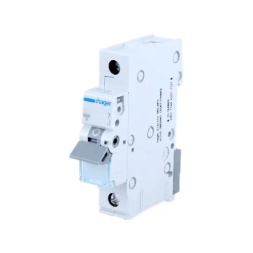 Hager Nadproudový jistič C 25A 1P 6kA GPV-401-113