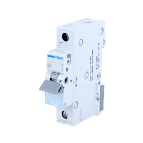 Hager Nadproudový jistič B 25A 1P 6kA GPV-401-127