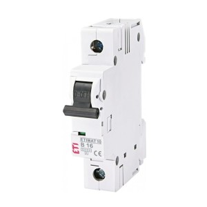 ETI Nadproudový jistič B 16A 1P 10kA
