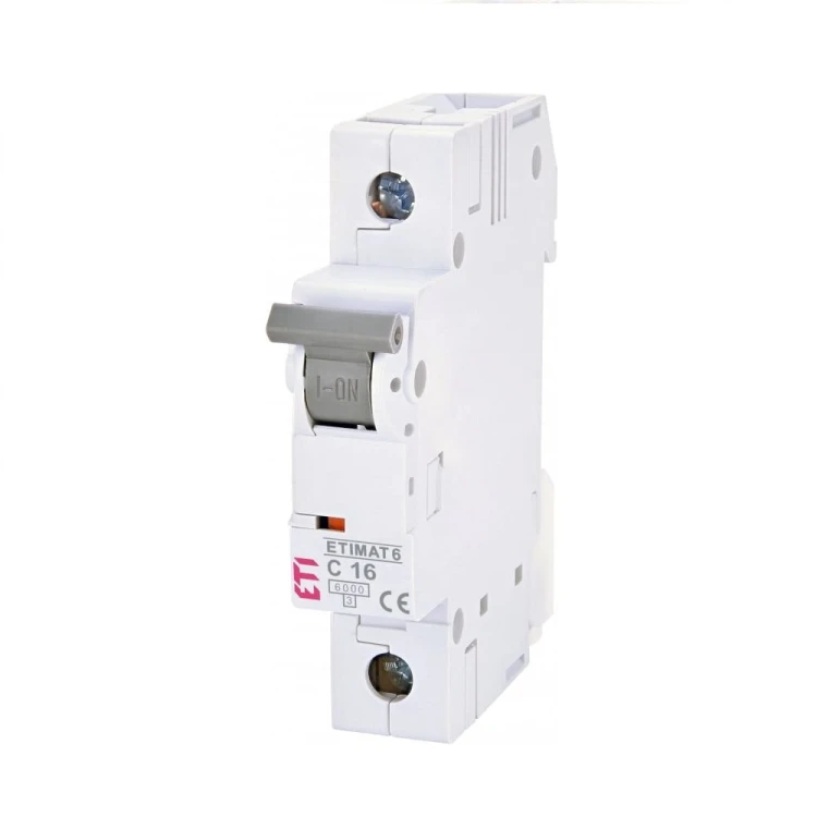 ETI Nadproudový jistič C 16A 1P 6kA GPV-401-147