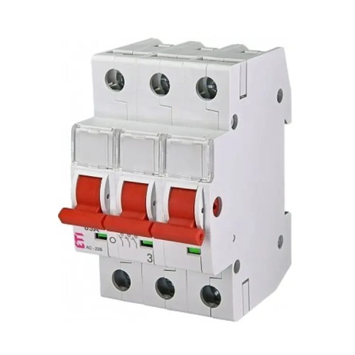 ETI Izolační odpojovač 3-fázový 3P 63A 400V AC GPV-401-150
