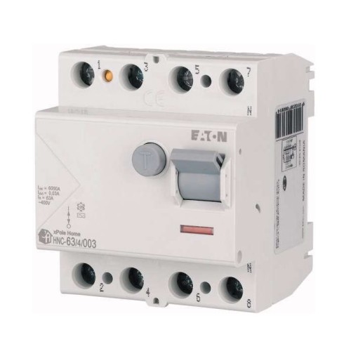 Eaton Zbytkový proudový jistič 4P 63A 6kA 30mA typ AC GPV-401-165