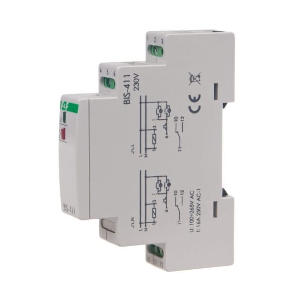 F&F Filipowski Bistabilní relé Zap/Vyp na lištu GPV-401-169