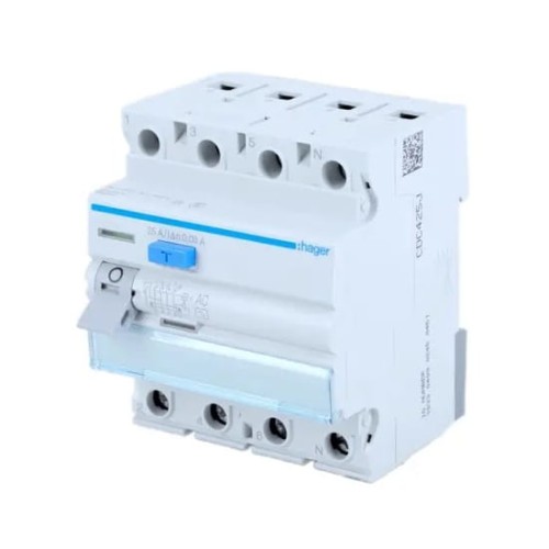 Hager Zbytkový proudový jistič 3P+N 40A 30mA typ A GPV-401-171