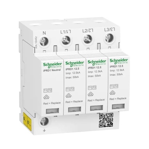 Schneider Electric Omezovač přepětí typ 1+2 (třída B+C) 3P+N 12,5kA 1,5kV GPV-401-176