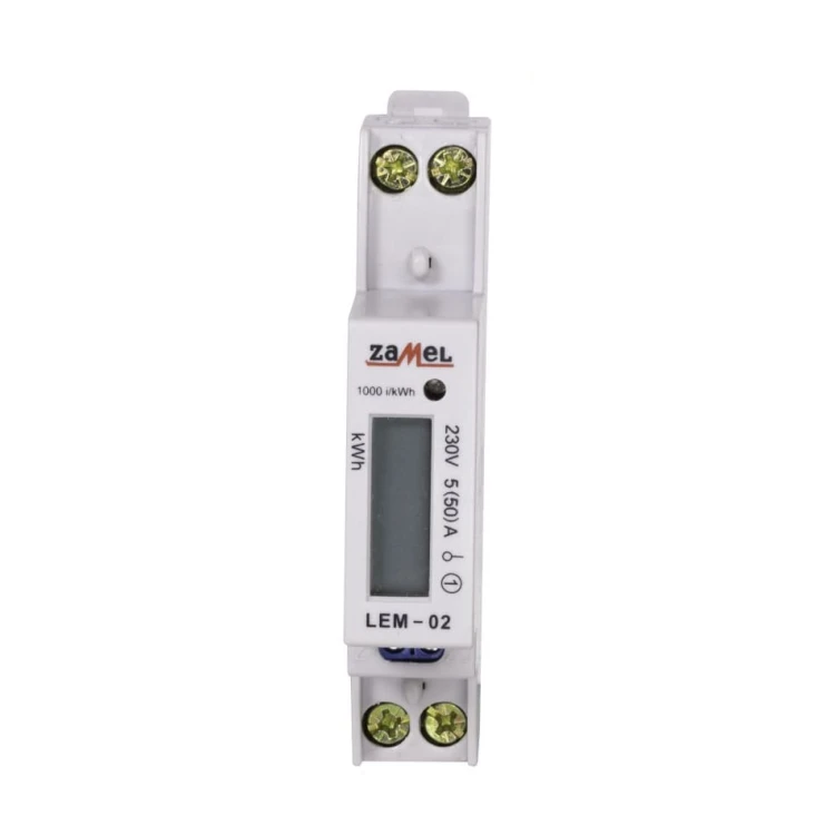 Zamel Jednofázový elektroměr LCD 50A 1-MOD GPV-401-184 (4)