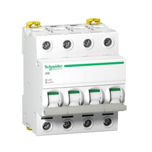 Schneider Electric Izolační spínač 3fázový 4P 100A 415V AC iSW-100-4 Acti9