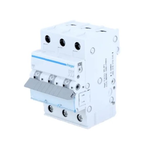 Hager Nadproudový jistič B 6A 3P 6kA GPV-401-194