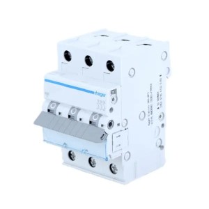 Hager Nadproudový jistič C 10A 3P 6kA