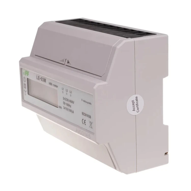F&F FILIPOWSKI Třífázový elektroměr 100A LE-03M GPV-401-215 (2)