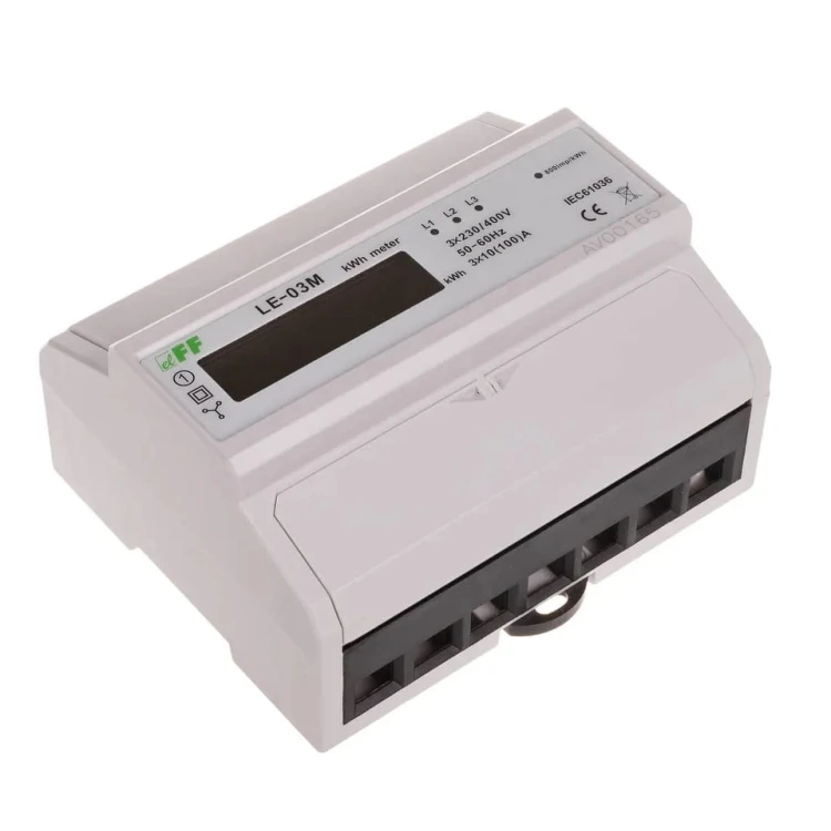 F&F FILIPOWSKI Třífázový elektroměr 100A LE-03M GPV-401-215 (3)