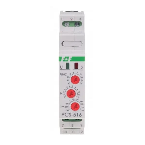 F&F FILIPOWSKI Časové relé 10-funkční PCS-516UNI GPV-401-217 (2)