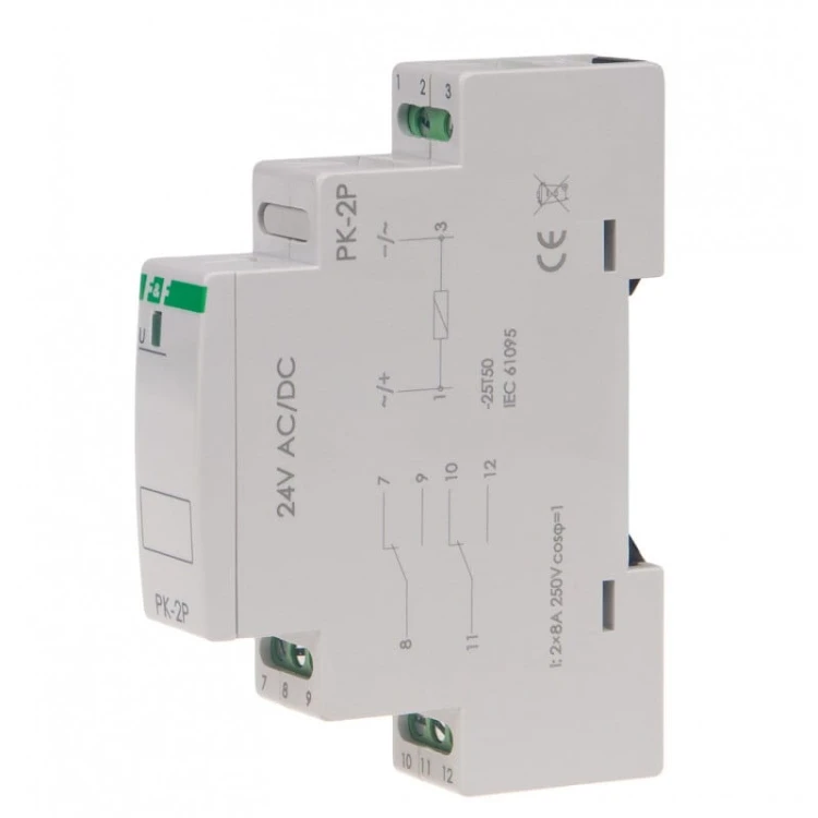 F&F Filipowski Elektromagnetické relé 24V AC/DC GPV-401-221
