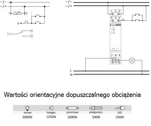 F&F Filipowski Bistabilní relé na lištu 16A BIS-411-24V GPV-401-222 (4)