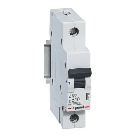 Legrand Nadproudový jistič B 10A 1P 6kA RX3 GPV-401-229