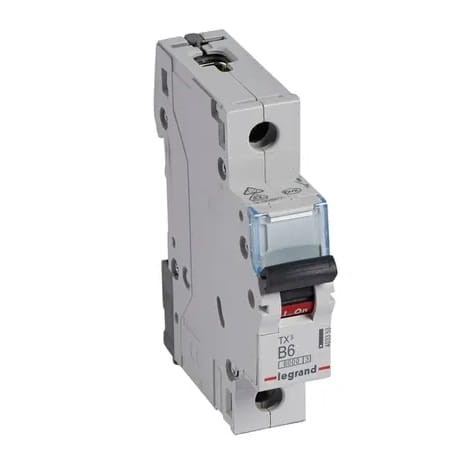 Legrand Nadproudový jistič B 6A 1P 6kA S 301 TX3 GPV-401-234
