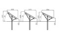 Pozemní fotovoltaická konstrukce Strong 4 panely - Systém montáže T1V GPV-KN1-S4 (2)