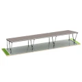 Přístřešek pro auto Fotovoltaická bouda VICA pro 6 vozidla Carport 3x2 moduly GPV-105-06 (2)