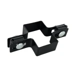 Střední objímka pro plotové panely 40x60 mm černá