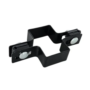 Střední objímka pro plotové panely 40x60 mm černá