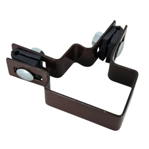 Rohová příchytka pro plotové panely 40x60 mm hnědá