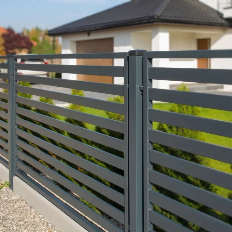 Plotový sloupek 80x80x2 mm, délka 2,4 m, antracitově šedý GPV-700-73 (5)