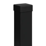 Plotový sloupek 80x80x2 mm, délka 2,4 mb, černý