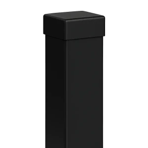 Plotový sloupek 80x80x2 mm, délka 2,4 mb, černý
