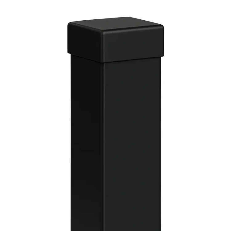 Plotový sloupek 80x80x2 mm, délka 2,4 m, černý GPV-700-74 (1)