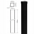 Plotový sloupek 80x80x2 mm, délka 2,4 m, černý GPV-700-74 (3)