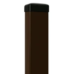 Plotový sloupek 60x40x1,2 mm, délka 2,4 m, hnědý