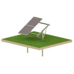 Solární KIT T1V Ultra Strong – pozemní konstrukce PV na 2 panely