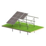 Solární KIT N2V Light - pozemní konstrukce PV pro 12 panelů