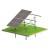 Solární KIT N2V Light – pozemní konstrukce PV pro 8 panelů GPV-N2V-L8 (1)