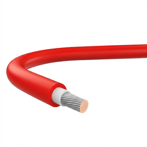 Kabel pro fotovoltaické instalace H1Z2Z2-K třída B2 (CPR) Červený 10mm NEHOŘLAVÝ 000-115 (1)