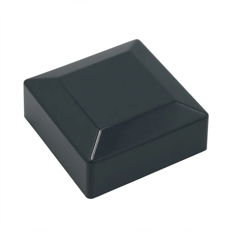 Krytka čepička záslepka na sloupek plotu 80x80 grafit 000-131 (1)