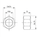 Matice šestihranná M16 DIN 934 A4-80 000-073 (3)