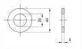 Podložka M24 DIN 125 A2 140 HV 25 - 100 kusů 000-166 (2)