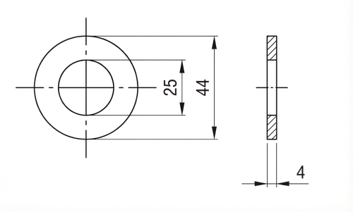 Podložka M24 DIN 125 A2 140 HV 25 - 100 kusů 000-166 (2)